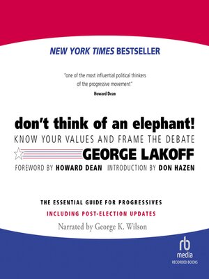 cover image of Don't Think of an Elephant